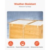 image:imageVEVOR Outdoor Storage Shed Large Wooden Outside Storage Cabinet with Waterproof Roof and Metal Frame Double Lockable Doors Garden Tool Shed Storage House Cabinet with Shelves 551x236x675551x236x675