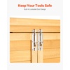 image:imageVEVOR Outdoor Storage Shed Large Wooden Outside Storage Cabinet with Waterproof Roof and Metal Frame Double Lockable Doors Garden Tool Shed Storage House Cabinet with Shelves 551x236x675551x236x675