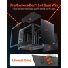 image:imageVEVOR PC Gaming Case MidTower Computer Case with HighAirflow Tempered Glass Panel Dust Filter 2 x 120 mm Fans Cable Management for GPU up to 360 mm in Length Compatible with ATXMATXITXMidTower