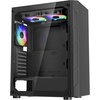 image:imageVEVOR PC Gaming Case MidTower Computer Case with HighAirflow Tempered Glass Panel Dust Filter 2 x 120 mm Fans Cable Management for GPU up to 360 mm in Length Compatible with ATXMATXITXMidTower