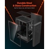 image:imageVEVOR PC Gaming Case MidTower Computer Case with HighAirflow Tempered Glass Panel Dust Filter 2 x 120 mm Fans Cable Management for GPU up to 360 mm in Length Compatible with ATXMATXITXMidTower