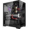 image:imageVEVOR PC Gaming Case MidTower Computer Case with HighAirflow Tempered Glass Panel Dust Filter 2 x 120 mm Fans Cable Management for GPU up to 360 mm in Length Compatible with ATXMATXITXMidTower