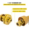 image:imageVEVOR PTO Shaft 138 PTO Drive Shaft 6 Spline Both Ends PTO Driveline Shaft Series 5 Tractor PTO Shaft 4357 Brush Hog PTO Shaft Black PTO Shaft wSlip Clutch for Bush HogFinish Mower138