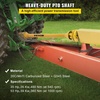 image:imageVEVOR PTO Shaft 138 PTO Drive Shaft 6 Spline Both Ends PTO Driveline Shaft Series 5 Tractor PTO Shaft 4357 Brush Hog PTO Shaft Black PTO Shaft wSlip Clutch for Bush HogFinish Mower138