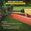 image:imageVEVOR PTO Shaft 138 PTO Drive Shaft 6 Spline Both Ends PTO Driveline Shaft Series 5 Tractor PTO Shaft 4357 Brush Hog PTO Shaft Black PTO Shaft wSlip Clutch for Bush HogFinish Mower4767