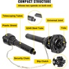 image:imageVEVOR PTO Shaft 138 PTO Drive Shaft 6 Spline Both Ends PTO Driveline Shaft Series 5 Tractor PTO Shaft 4357 Brush Hog PTO Shaft Black PTO Shaft wSlip Clutch for Bush HogFinish Mower4357