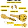 image:imageVEVOR PTO Shaft 138 PTO Drive Shaft 6 Spline Both Ends PTO Driveline Shaft Series 5 Tractor PTO Shaft 4357 Brush Hog PTO Shaft Black PTO Shaft wSlip Clutch for Bush HogFinish Mower138