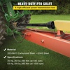 image:imageVEVOR PTO Shaft 138 PTO Drive Shaft 6 Spline Tractor Round Implement Ends PTO Driveline Shaft Series 4 Tractor PTO Shaft 4361 Brush Hog PTO Shaft Black for Finish Mower Rotary Cutter3039