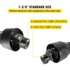 image:imageVEVOR PTO Shaft 138 PTO Drive Shaft 6 Spline Tractor Round Implement Ends PTO Driveline Shaft Series 4 Tractor PTO Shaft 4361 Brush Hog PTO Shaft Black for Finish Mower Rotary Cutter3955