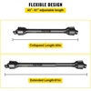 image:imageVEVOR PTO Shaft 138 PTO Drive Shaft 6 Spline Tractor Round Implement Ends PTO Driveline Shaft Series 4 Tractor PTO Shaft 4361 Brush Hog PTO Shaft Black for Finish Mower Rotary Cutter4361