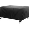 image:imageVEVOR Patio Furniture Cover 420D Heavy Duty Waterproof Outdoor Dining Table and Chairs Cover Large Rectangular Patio Table Covers with Air Vent for All Weather 98L x 78W x 32H inch Black74L x 74W x 28H