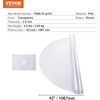image:imageVEVOR Plastic Table Cover 24 x 48 Inch 15 mm Thick Frosted PVC Desk Mat Protector Waterproof amp Easy Cleaning Desk Pad Tablecloth for Office Dresser Dining RoomNight Stand42 Round