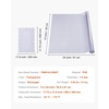 image:imageVEVOR Plastic Table Cover 24 x 48 Inch 15 mm Thick Frosted PVC Desk Mat Protector Waterproof amp Easy Cleaning Desk Pad Tablecloth for Office Dresser Dining RoomNight Stand36 x 18 Rectangular