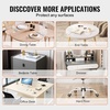 image:imageVEVOR Plastic Table Cover 24 x 48 Inch 15 mm Thick Frosted PVC Desk Mat Protector Waterproof amp Easy Cleaning Desk Pad Tablecloth for Office Dresser Dining RoomNight Stand48 Round