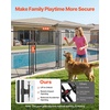 image:imageVEVOR Pool Fence 4 x 108 FT Pool Fences for Inground Pools Removable Safety Pool Fencing Easy DIY Installation Swimming Pool Fence 340gms Teslin PVC Pool Fence Mesh Protects Kids and Pets4FTx25FT