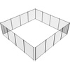 image:imageVEVOR Pool Fence 4 x 108 FT Pool Fences for Inground Pools Removable Safety Pool Fencing Easy DIY Installation Swimming Pool Fence 340gms Teslin PVC Pool Fence Mesh Protects Kids and Pets4FTx48FT