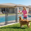 image:imageVEVOR Pool Fence 4 x 108 FT Pool Fences for Inground Pools Removable Safety Pool Fencing Easy DIY Installation Swimming Pool Fence 340gms Teslin PVC Pool Fence Mesh Protects Kids and Pets4FTx25FT
