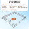 image:imageVEVOR Pool Fence 4 x 108 FT Pool Fences for Inground Pools Removable Safety Pool Fencing Easy DIY Installation Swimming Pool Fence 340gms Teslin PVC Pool Fence Mesh Protects Kids and PetsStainless Feet