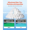 image:imageVEVOR Pool Filter Balls for Sand Filter 4 lbs Filter Balls Replace Pool Filter Sand Reusable Blue Polyester Fiber Filter Media with Wash Bag for Swimming Pool Aquarium Tank Above Ground PoolWhite