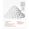 image:imageVEVOR Pool Filter Balls for Sand Filter 4 lbs Filter Balls Replace Pool Filter Sand Reusable Blue Polyester Fiber Filter Media with Wash Bag for Swimming Pool Aquarium Tank Above Ground PoolWhite