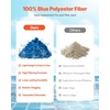 image:imageVEVOR Pool Filter Balls for Sand Filter 4 lbs Filter Balls Replace Pool Filter Sand Reusable Blue Polyester Fiber Filter Media with Wash Bag for Swimming Pool Aquarium Tank Above Ground PoolBlue