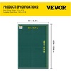 image:imageVEVOR Pool Safety Cover Fits 16x32ft Rectangular Inground Winter Swimming Pools with 4x8ft Center End Step Triple Stitched High Strength Mesh PP Great Rain Permeability Installation HardwareGreen