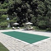 image:imageVEVOR Pool Safety Cover Fits 16x32ft Rectangular Inground Winter Swimming Pools with 4x8ft Center End Step Triple Stitched High Strength Mesh PP Great Rain Permeability Installation HardwareGreen