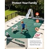 image:imageVEVOR Pool Safety Cover Fits 16x32ft Rectangular Inground Winter Swimming Pools with 4x8ft Center End Step Triple Stitched High Strength Mesh PP Great Rain Permeability Installation HardwareGreen