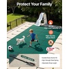 image:imageVEVOR Pool Safety Cover Fits 16x32ft Rectangular Inground Winter Swimming Pools with 4x8ft Center End Step Triple Stitched High Strength Mesh PP Great Rain Permeability Installation HardwareGreen