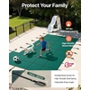 image:imageVEVOR Pool Safety Cover Fits 16x32ft Rectangular Inground Winter Swimming Pools with 4x8ft Center End Step Triple Stitched High Strength Mesh PP Great Rain Permeability Installation HardwareGreen
