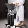 image:imageVEVOR Portable Shampoo Bowl Shampoo Sink for Washing Hair with Electric Pump Includes 2 Buckets 2 Showerheads Drain Hose Height and Angle Adjustable Portable Wash Bowl for Home Salon Use BlackHair sink wdouble bucket  foot switch