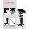 image:imageVEVOR Portable Shampoo Bowl Shampoo Sink for Washing Hair with Electric Pump Includes 2 Buckets 2 Showerheads Drain Hose Height and Angle Adjustable Portable Wash Bowl for Home Salon Use BlackHair sink w 1 bucketstorage basinUpgraded version