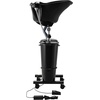 image:imageVEVOR Portable Shampoo Bowl Shampoo Sink for Washing Hair with Electric Pump Includes 2 Buckets 2 Showerheads Drain Hose Height and Angle Adjustable Portable Wash Bowl for Home Salon Use BlackHair sink wdouble bucket  foot switch