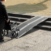 image:imageVEVOR Portable Wheelchair Ramp 10FT NonSlip Aluminum Folding Handicap Ramp Door Threshold Ramps for Wheelchair for HomeWheel Chair Ramp Steps Cars Scooter Cart Curbs Stairs