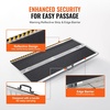 image:imageVEVOR Portable Wheelchair Ramp 6FT NonSlip Aluminum Folding Handicap Ramp Door Threshold Ramps for Wheelchair for HomeWheel Chair Ramp Steps Cars Scooter Cart Curbs Stairs
