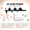 image:imageVEVOR Post Hole Digger 43cc 1250W Auger Post Hole Digger Gas Powered Earth Digger with 8 Earth Auger Drill Bit 30 inch Long Alloy Steel Auger for Farmland Garden and Plant EPA Certification43CC