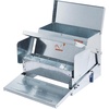 image:imageVEVOR Poultry Feeder 25lbs Capacity Feed Chicken Feeder with Lid amp Lock Outdoor Coop Food Dispenser No Waste Weatherproof Galvanized Metal Feeder for Ducks GeeseGalvanized