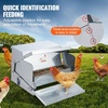image:imageVEVOR Poultry Feeder 25lbs Capacity Feed Chicken Feeder with Lid amp Lock Outdoor Coop Food Dispenser No Waste Weatherproof Galvanized Metal Feeder for Ducks GeeseGalvanized