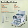 image:imageVEVOR Poultry Feeder 25lbs Capacity Feed Chicken Feeder with Lid amp Lock Outdoor Coop Food Dispenser No Waste Weatherproof Galvanized Metal Feeder for Ducks GeeseGalvanized
