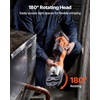 image:imageVEVOR Press Tool 18V Electric Crimping Tool for 12 34 1 114 112 2 Copper Pipes 32KN Press Tool Compatible with ProPress  with 6 VUS Jaws 2PCS 4AH Batteries Charger amp Toolbox18V  Rotating Head