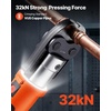 image:imageVEVOR Press Tool 18V Electric Crimping Tool for 12 34 1 114 112 2 Copper Pipes 32KN Press Tool Compatible with ProPress  with 6 VUS Jaws 2PCS 4AH Batteries Charger amp Toolbox18V  Rotating Head