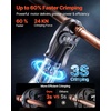 image:imageVEVOR Press Tool 18V Electric Pipe Crimping Tool for 12 34 1 1 14 1 12 2 Copper Pipes 32KN Press Tool Kit Compatible with ProPress  with Brushless Motor 6 VUS Jaws 2pcs 4AH BatteryCompact Size