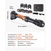 image:imageVEVOR Press Tool 18V Electric Pipe Crimping Tool for 12 34 1 1 14 1 12 2 Copper Pipes 32KN Press Tool Kit Compatible with ProPress  with Brushless Motor 6 VUS Jaws 2pcs 4AH BatteryCompact Size