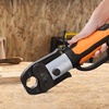 image:imageVEVOR Press Tool 18V Electric Pipe Crimping Tool for 12 to 2 Copper Pipes Press Kit with 6 VUS Jaws 2pcs 4AH Battery Fast Charger amp Carrying Case