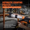 image:imageVEVOR Press Tool Kit 18V Electric Pipe Crimping Tool for 12 34 1 Copper Tubes 24KN Press Tool Compatible with ProPress  with 3 VUS Jaws 2pcs 2AH Batteries Fast Charger amp Carrying Case6 Jaws  Brushless Motor
