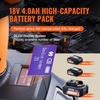 image:imageVEVOR Press Tool Kit 18V Electric Pipe Crimping Tool for 12 34 1 Copper Tubes 24KN Press Tool Compatible with ProPress  with 3 VUS Jaws 2pcs 2AH Batteries Fast Charger amp Carrying Case6 Jaws  Brushless Motor