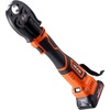 image:imageVEVOR Press Tool Kit 18V Electric Pipe Crimping Tool for 12 34 1 Copper Tubes 24KN Press Tool Compatible with ProPress  with 3 VUS Jaws 2pcs 2AH Batteries Fast Charger amp Carrying Case2 Jaws  1 dovetail die seat