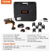 image:imageVEVOR Press Tool Kit 18V Electric Pipe Crimping Tool for 12 34 1 Copper Tubes 24KN Press Tool Compatible with ProPress  with 3 VUS Jaws 2pcs 2AH Batteries Fast Charger amp Carrying Case6 Jaws  Brushless Motor
