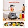 image:imageVEVOR Professional Blender for Smoothies 85 oz 1400Wwith Powerful Motor MultiFunctional Food Processing for SmoothieMilkshakeJuice Fits for KitchenDark Grey