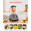 image:imageVEVOR Professional Blender for Smoothies 85 oz 1400Wwith Powerful Motor MultiFunctional Food Processing for SmoothieMilkshakeJuice Fits for KitchenGrey